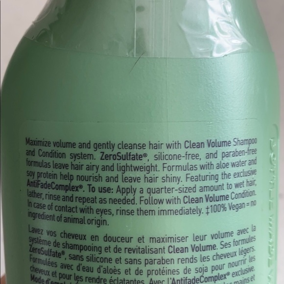 Pureology clean volume shampoo NEW 8.5 oz - Picture 2 of 4